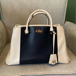 Coach Colorblock Midnight Navy blue & Chalk bag
